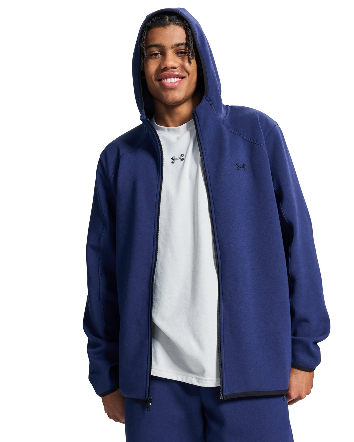 UA Unstoppable Fleece Men's Full Zip - Blue