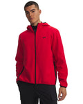 UA Unstoppable Fleece Men's Full Zip - Red