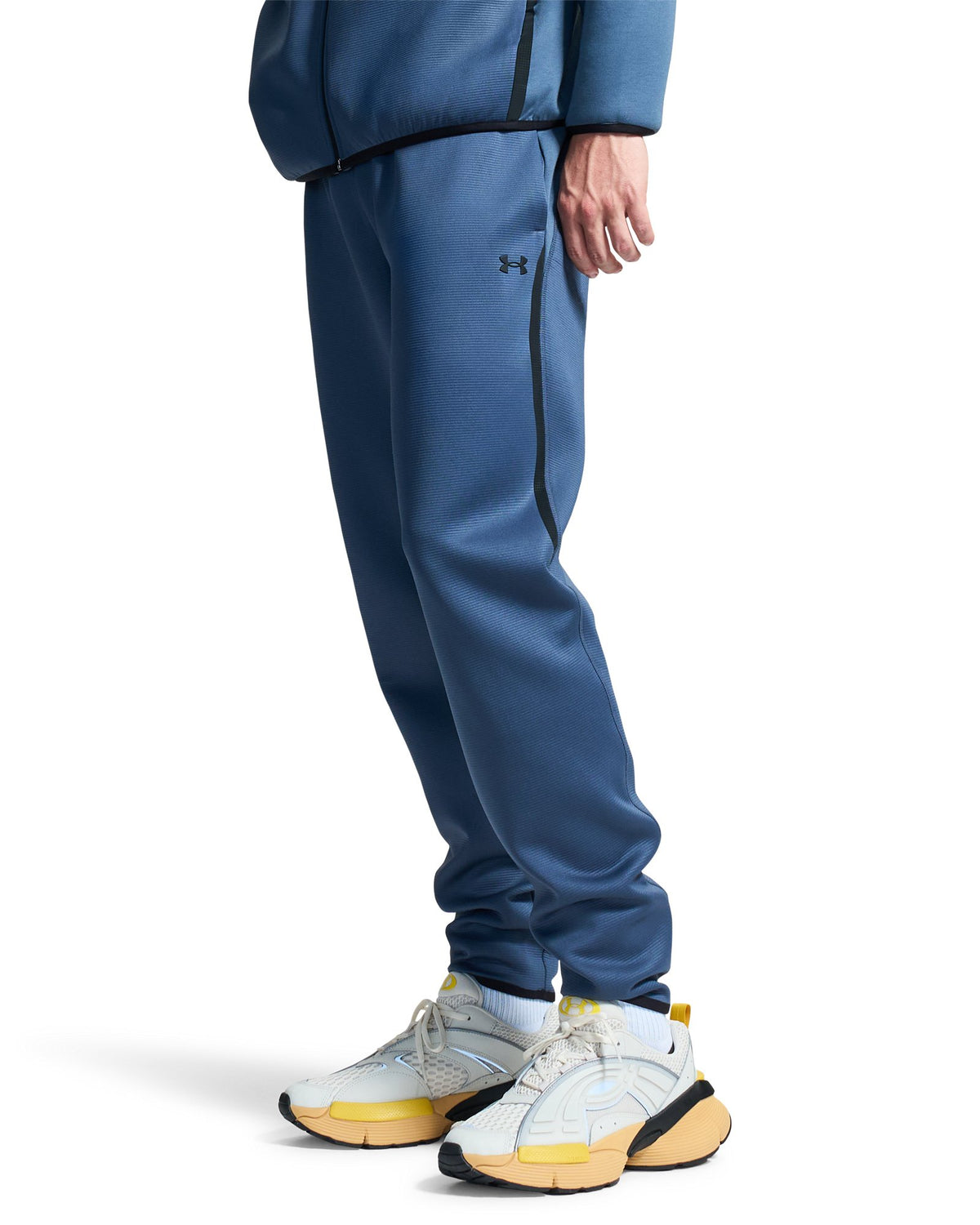 UA Unstoppable Fleece Textured Men's Joggers - Gray