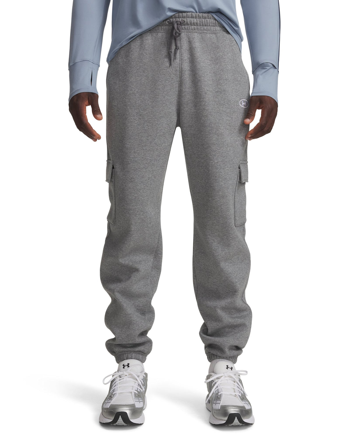 UA Rival Fleece Men's Cargo Joggers - Gray