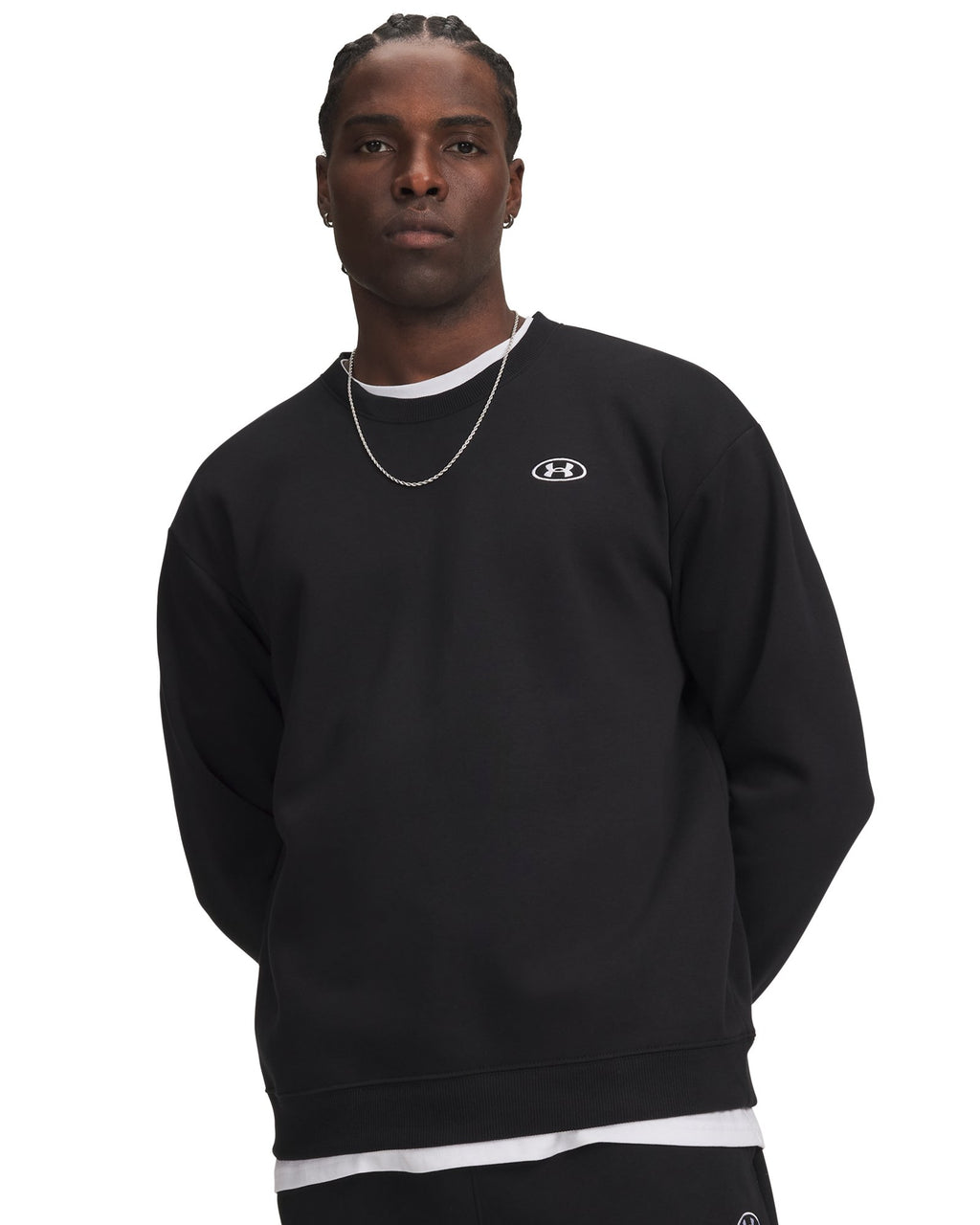 UA Rival Fleece Men's Crew - Black