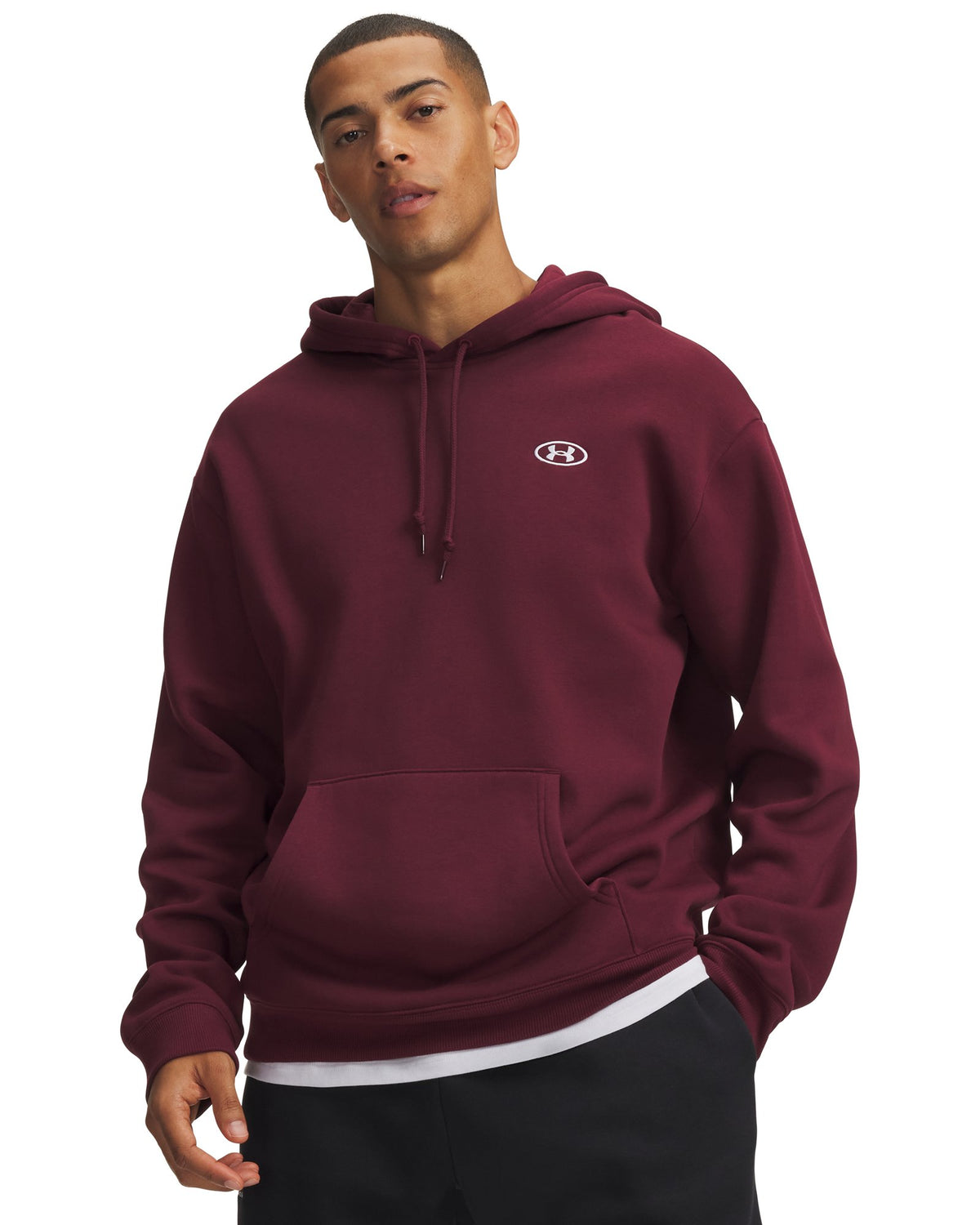 UA Rival Fleece Men's Hoodie - Red