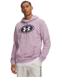 UA Rival Fleece Branded Men's Hoodie - Pink