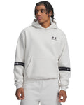 UA Icon Fleece Taped Men's Hoodie - White