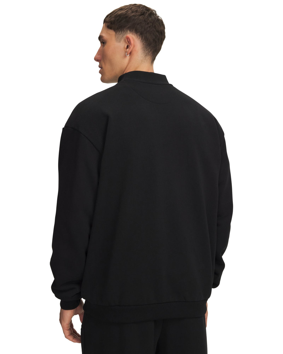 UA Icon Heavyweight Terry Men's Crew - Black