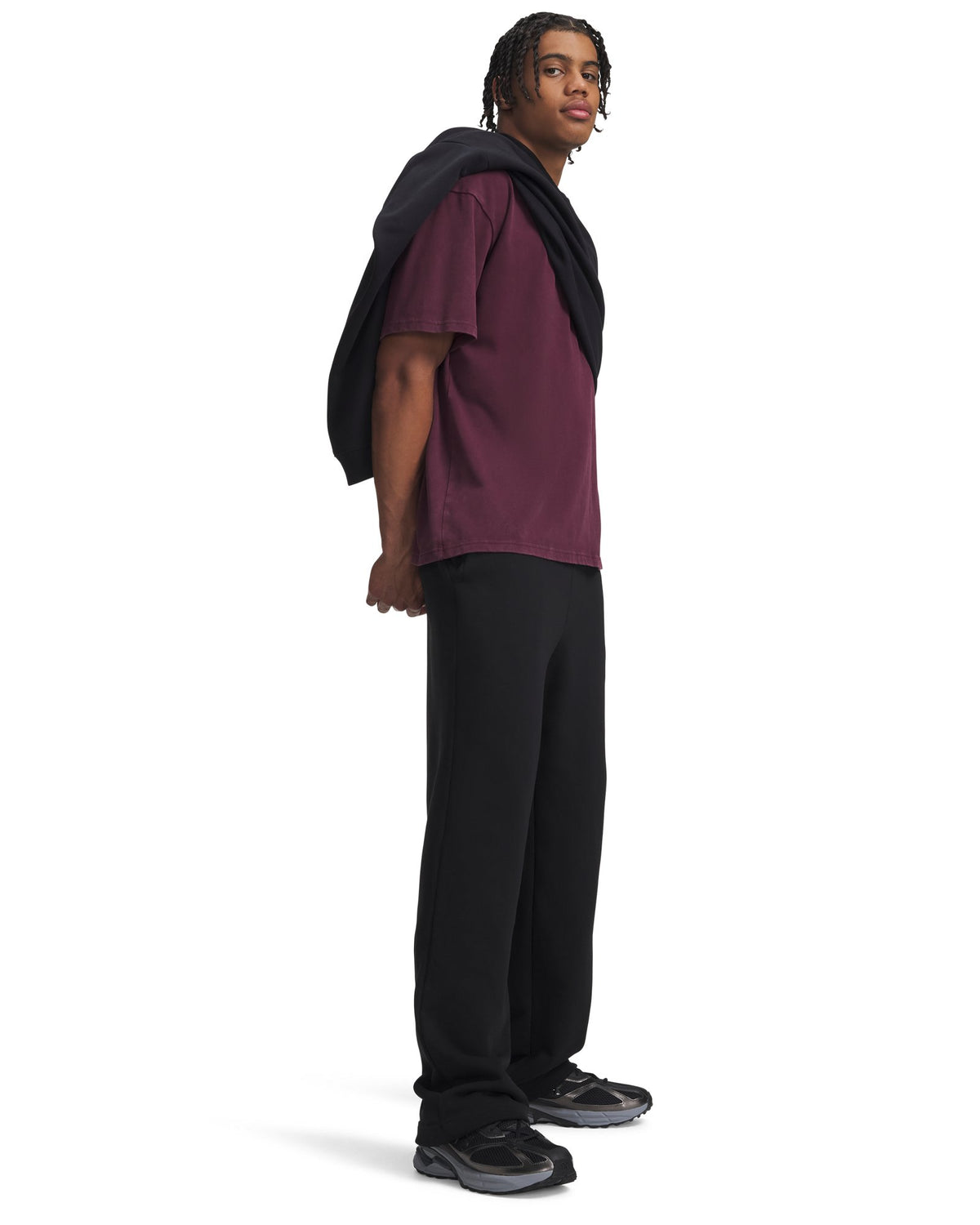 UA Icon Heavyweight Terry Men's Pants - Black