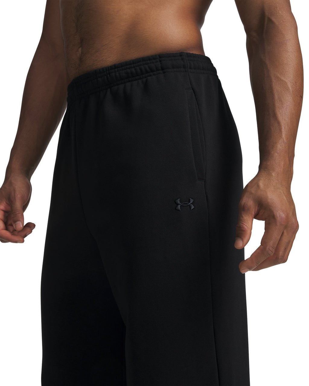 UA Icon Heavyweight Terry Men's Pants - Black