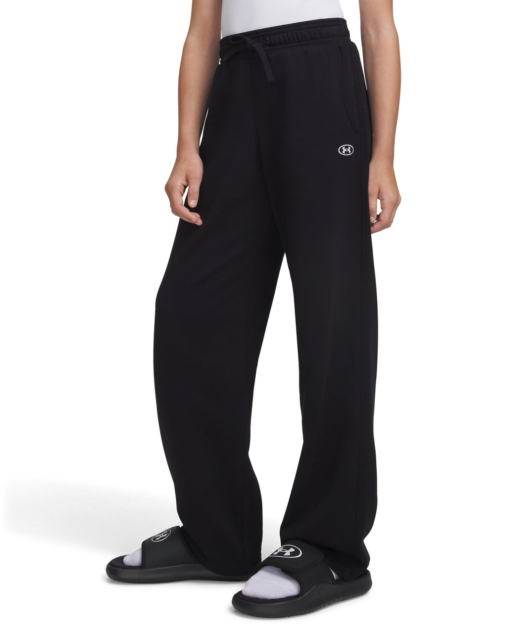UA Rival Fleece Girls' Pants - Black