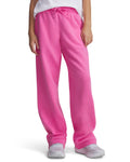 UA Rival Fleece Girls' Pants - Pink