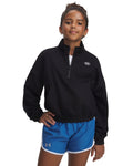 UA Rival Fleece Girls' ½ Zip - Black