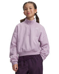 UA Rival Fleece Girls' ½ Zip - Pink