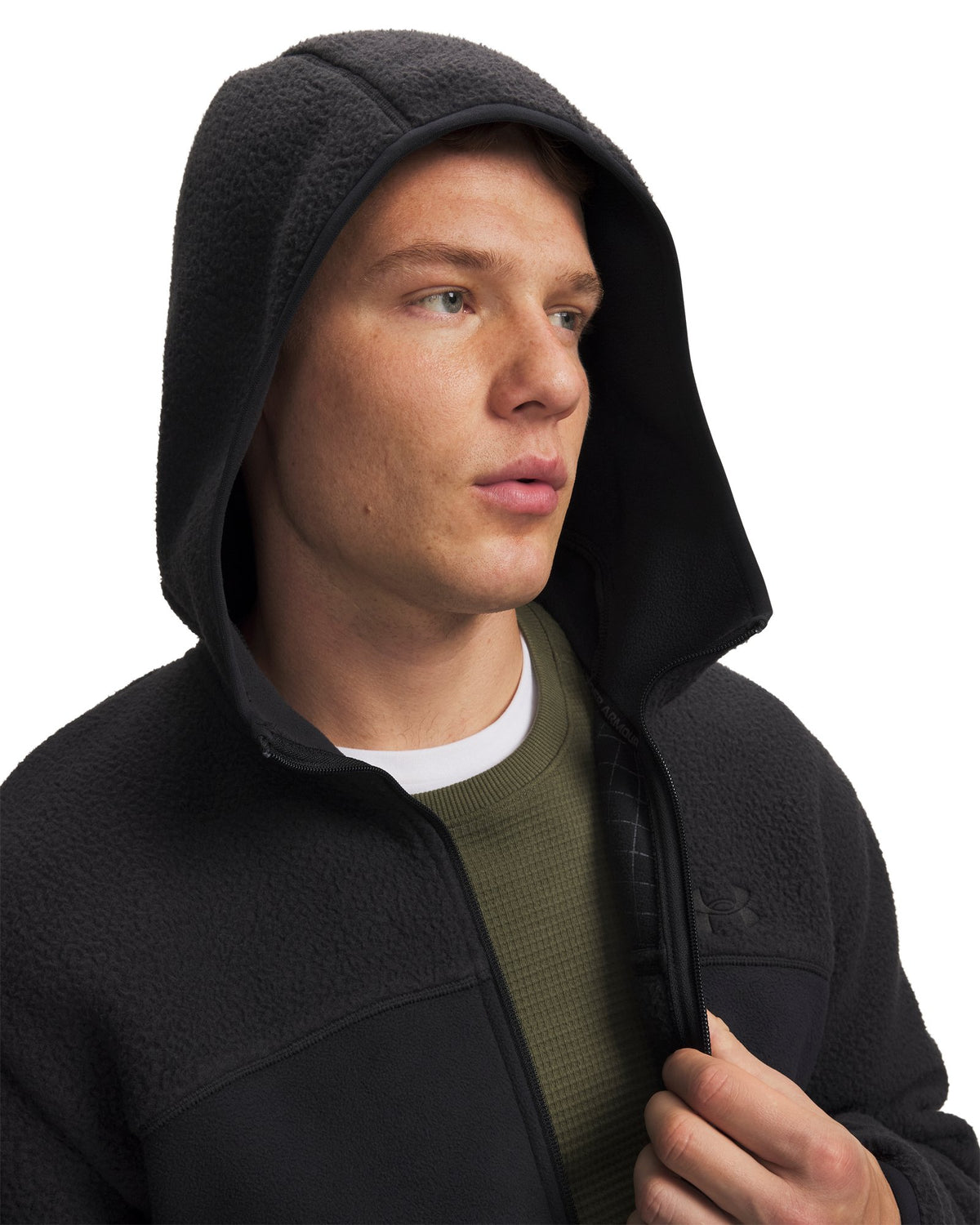 ColdGear® Infrared Basecamp Fleece Men's Full Zip - Black