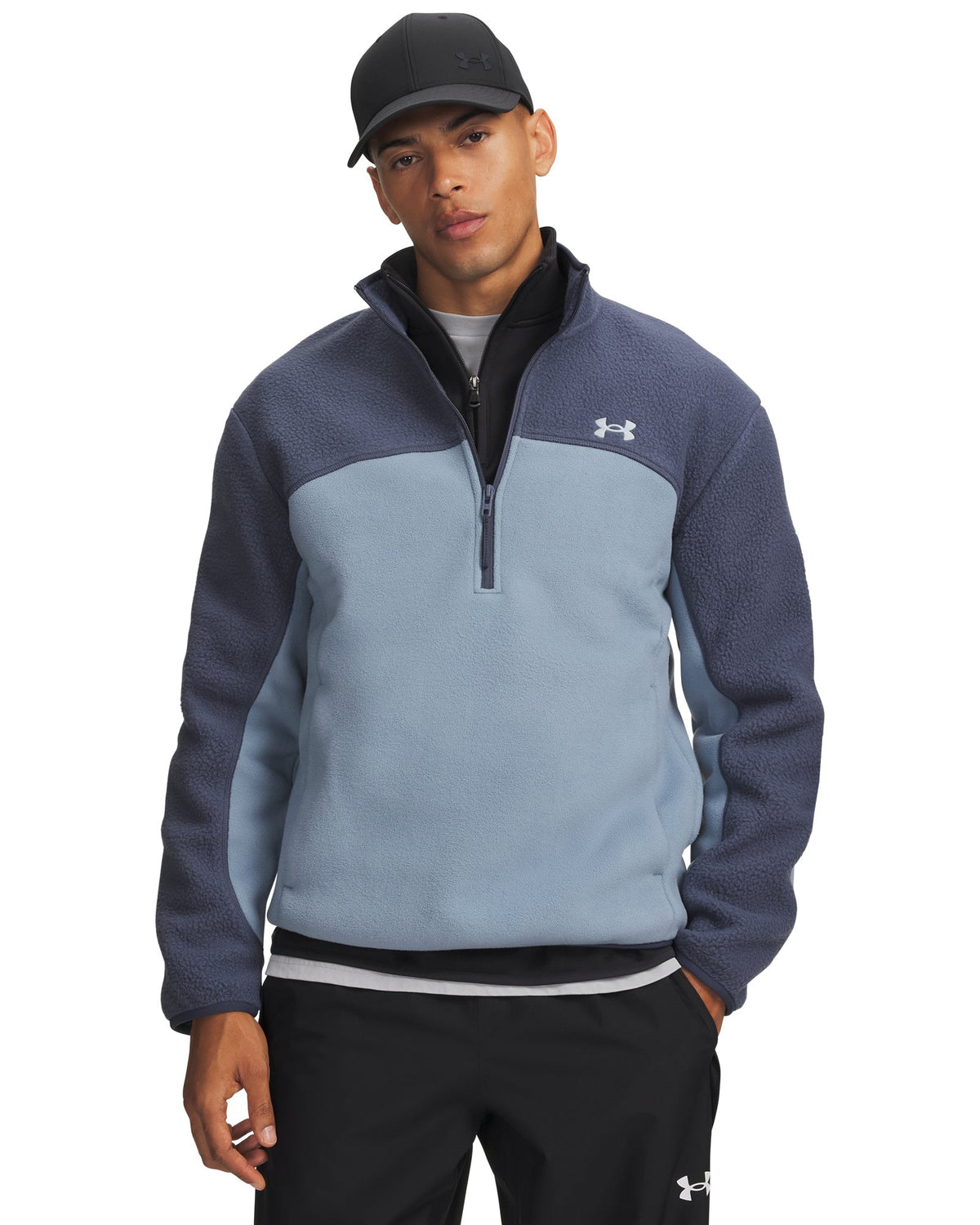 ColdGear® Infrared Basecamp Fleece Men's ½ Zip - Gray