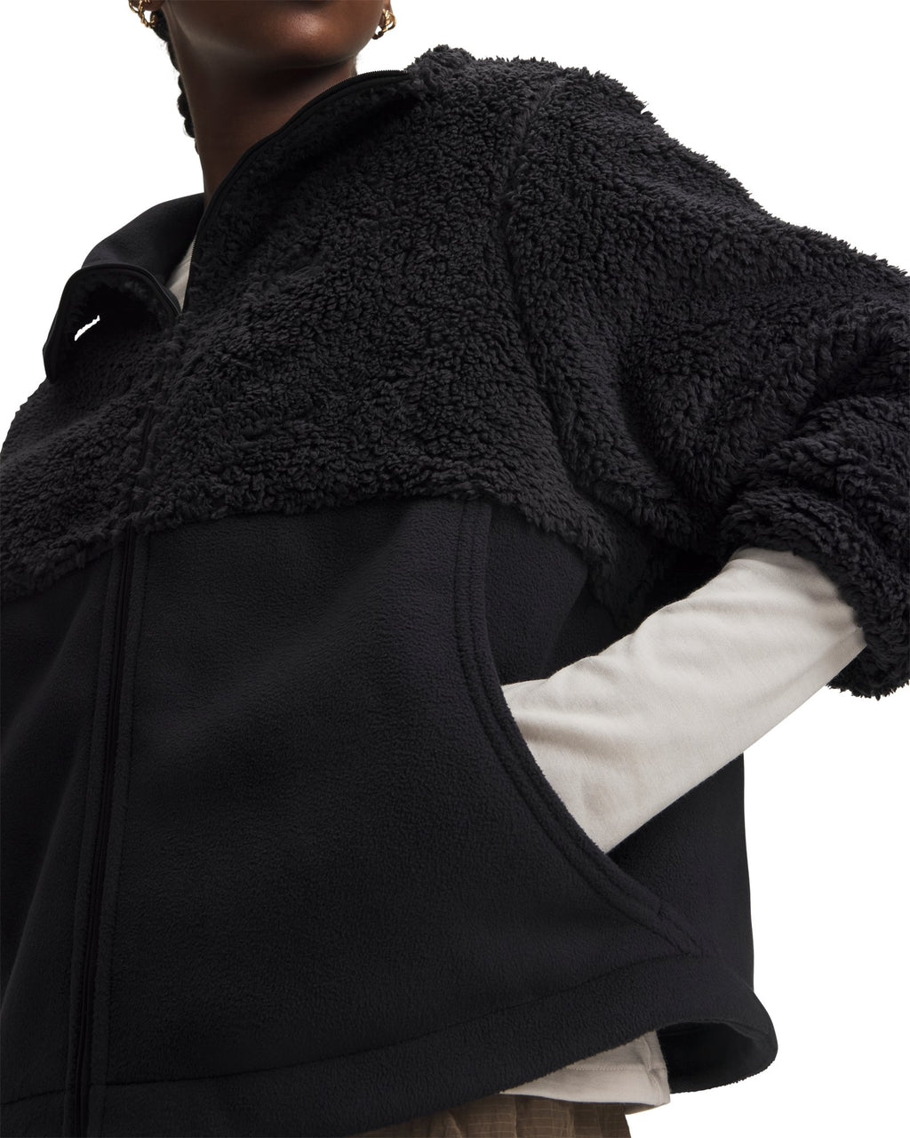 UA Basecamp Fleece Women's Full Zip - Black