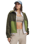 UA Basecamp Fleece Women's Full Zip - Green