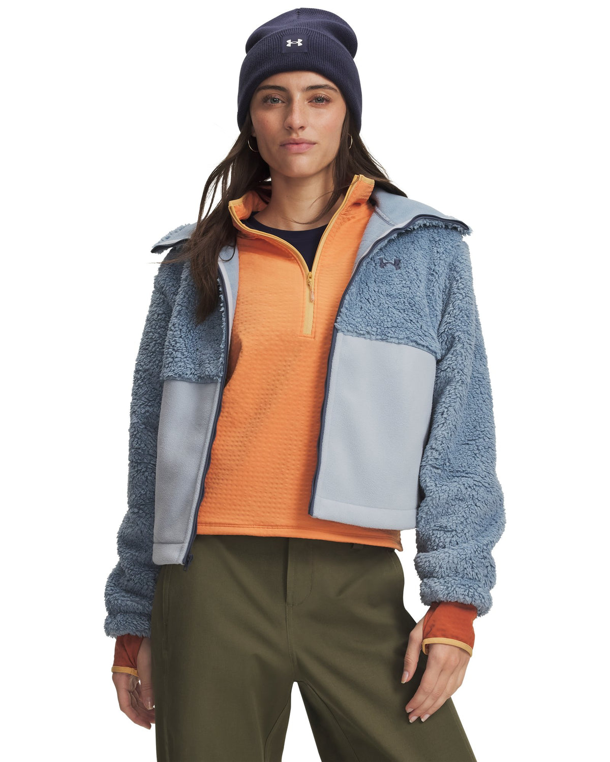 UA Basecamp Fleece Women's Full Zip - Blue