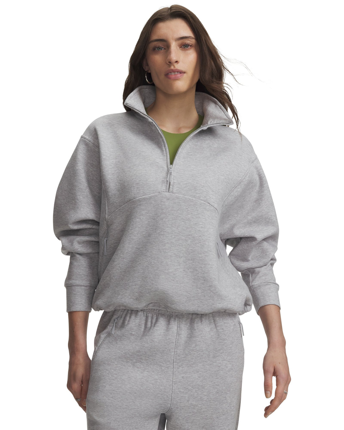 UA Unstoppable Fleece Women's ½ Zip - Gray