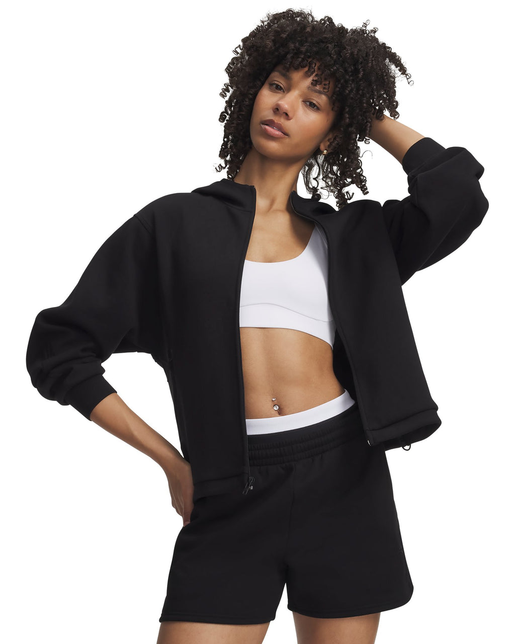 UA Unstoppable Fleece Women's Jacket - Black