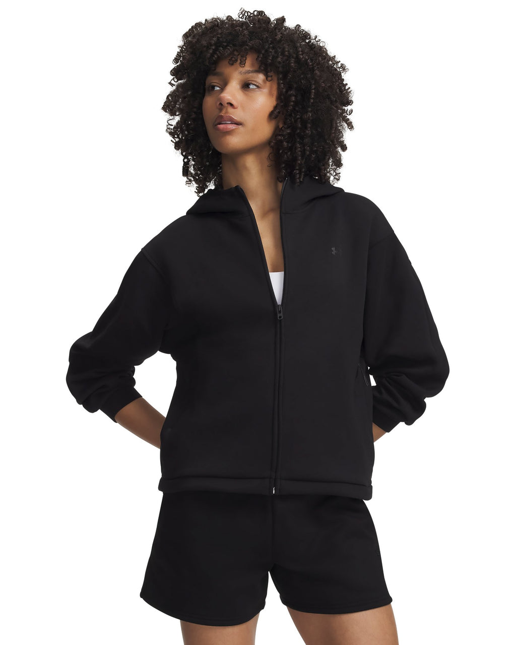UA Unstoppable Fleece Women's Jacket - Black