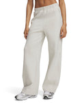 UA Unstoppable Fleece Open Women's Pants - White