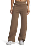 UA Unstoppable Fleece Open Women's Pants - Brown