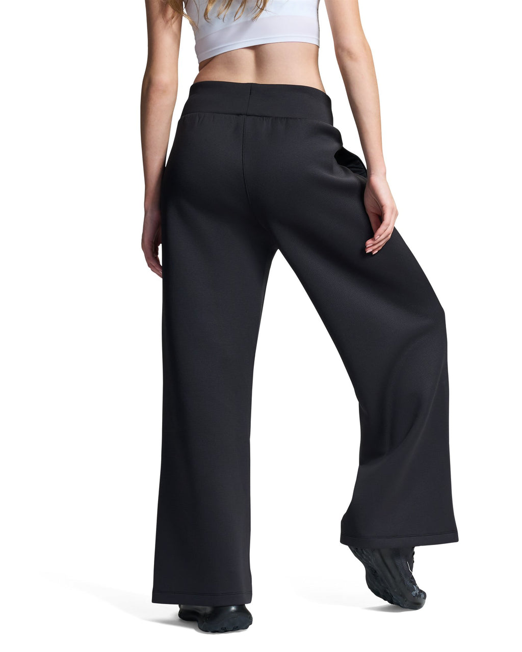 UA Unstoppable Fleece Textured Women's Pants - Black
