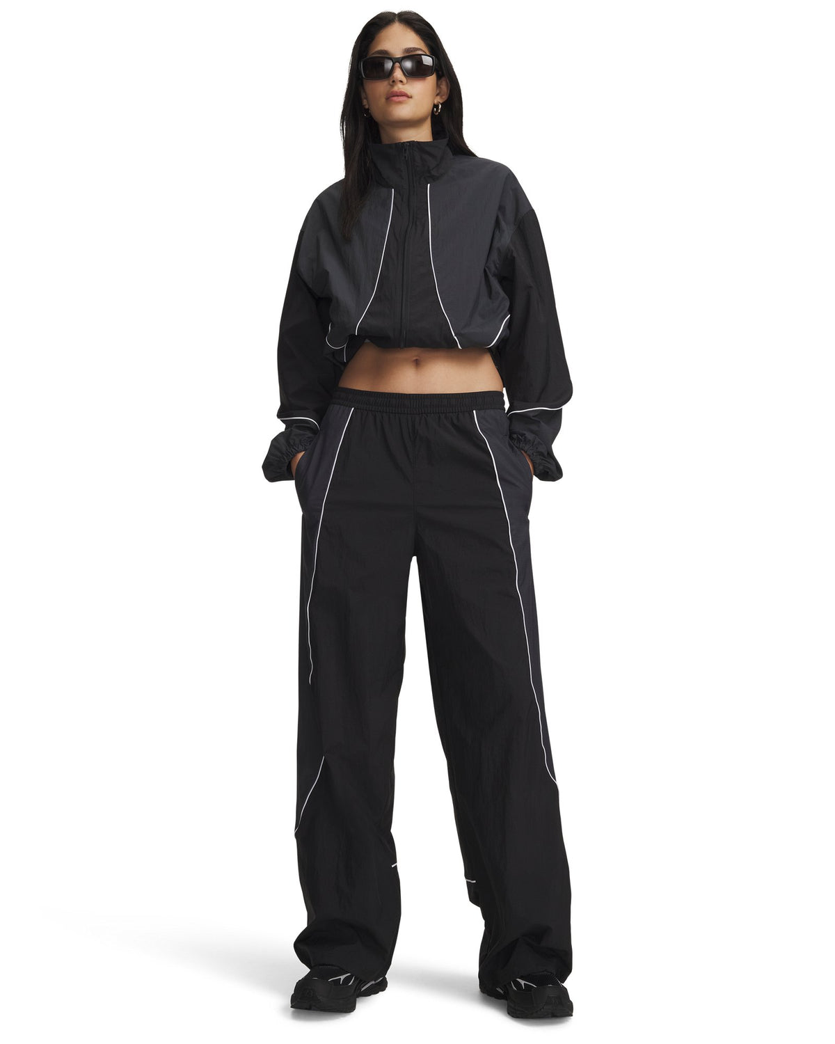 UA Unstoppable Woven Wind Women's Pants - Black