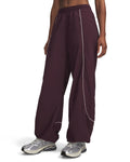 UA Unstoppable Woven Wind Women's Pants - Red