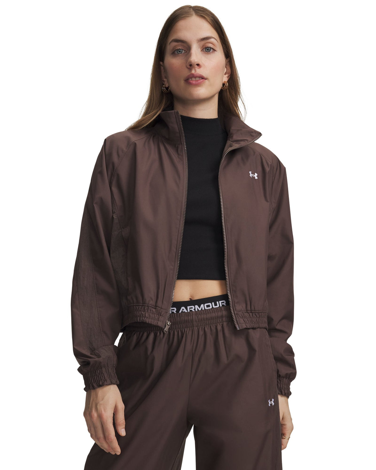UA Icon Woven Women's Jacket - Brown