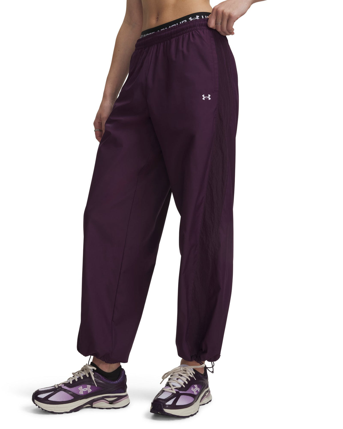 UA Icon Woven Women's Pants - Purple