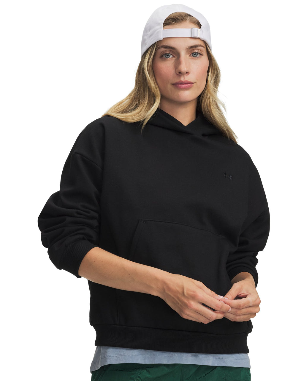 UA Icon Fleece: Reinvented Women's Hoodie - Black