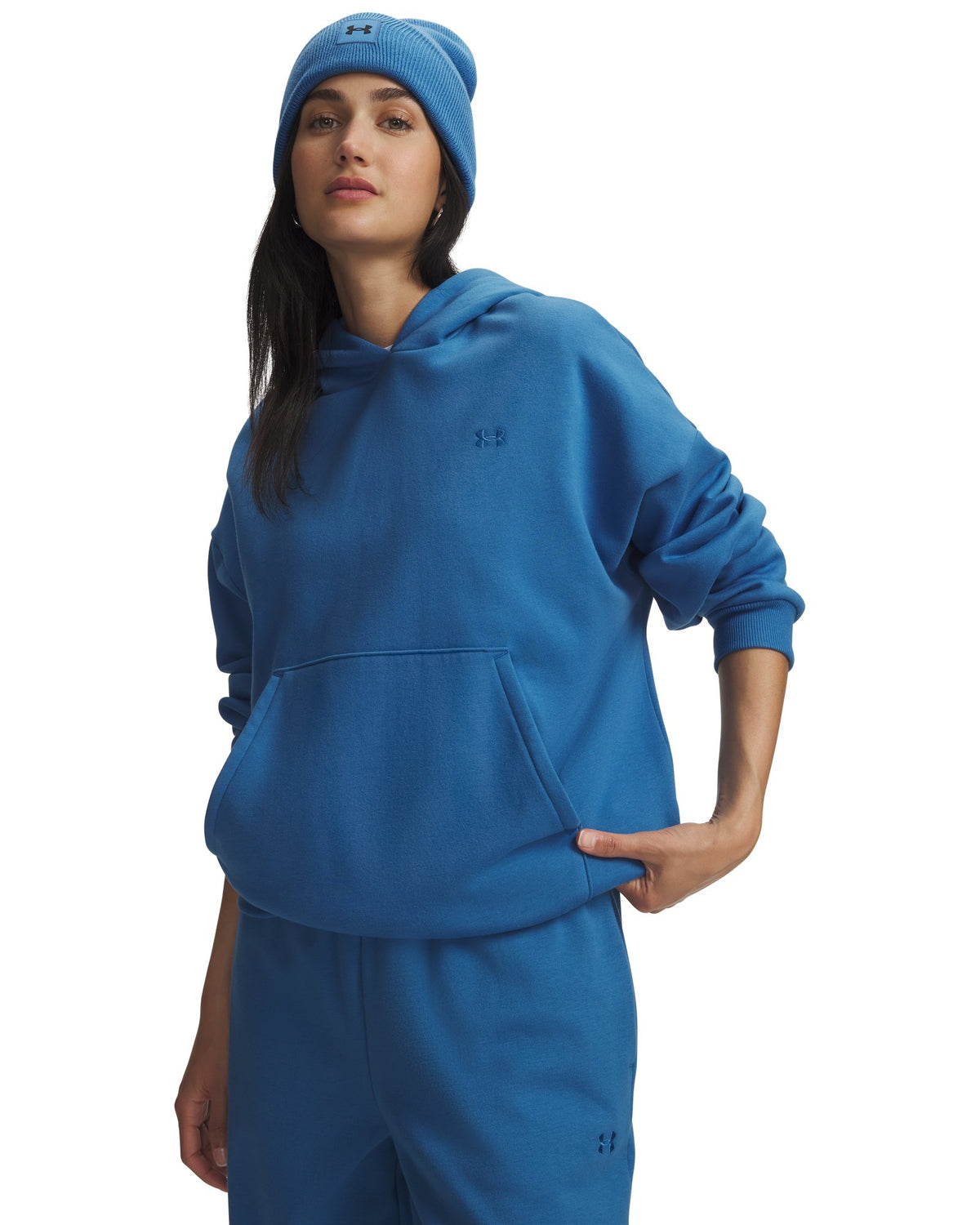 UA Icon Fleece: Reinvented Women's Hoodie - Blue