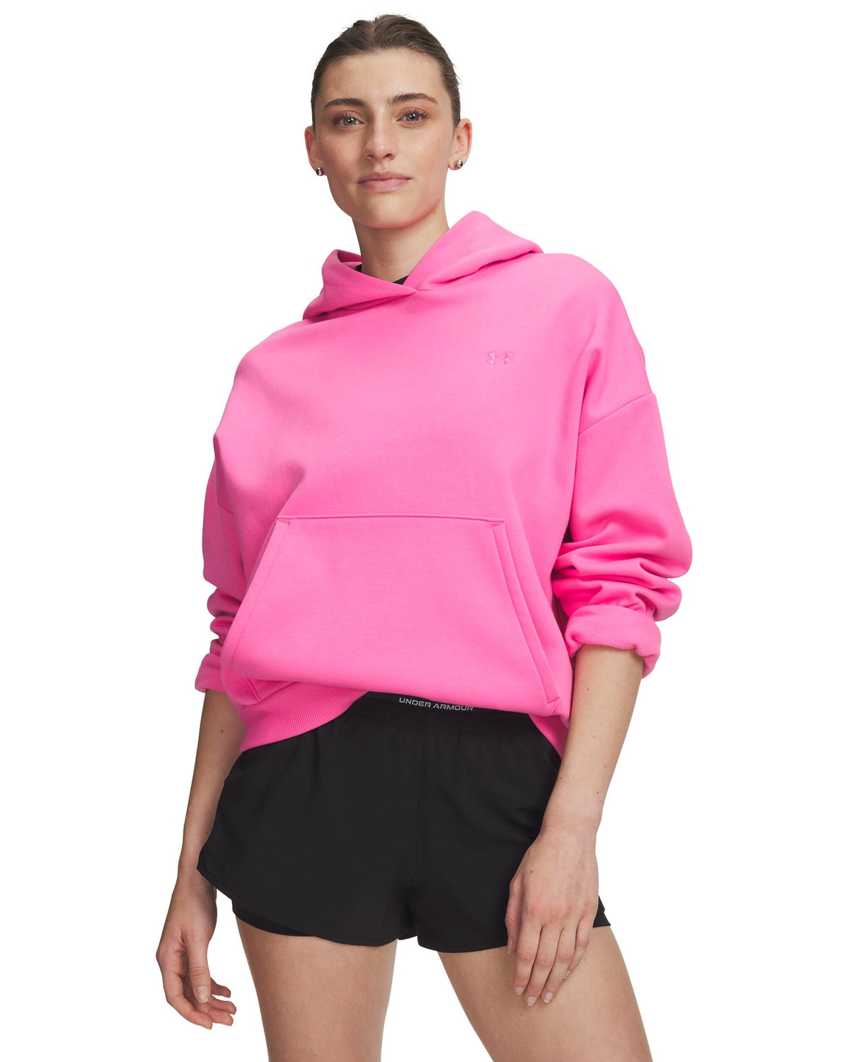 UA Icon Fleece: Reinvented Women's Hoodie - Pink