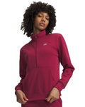 UA Rival Fleece Women's ½ Zip - Red