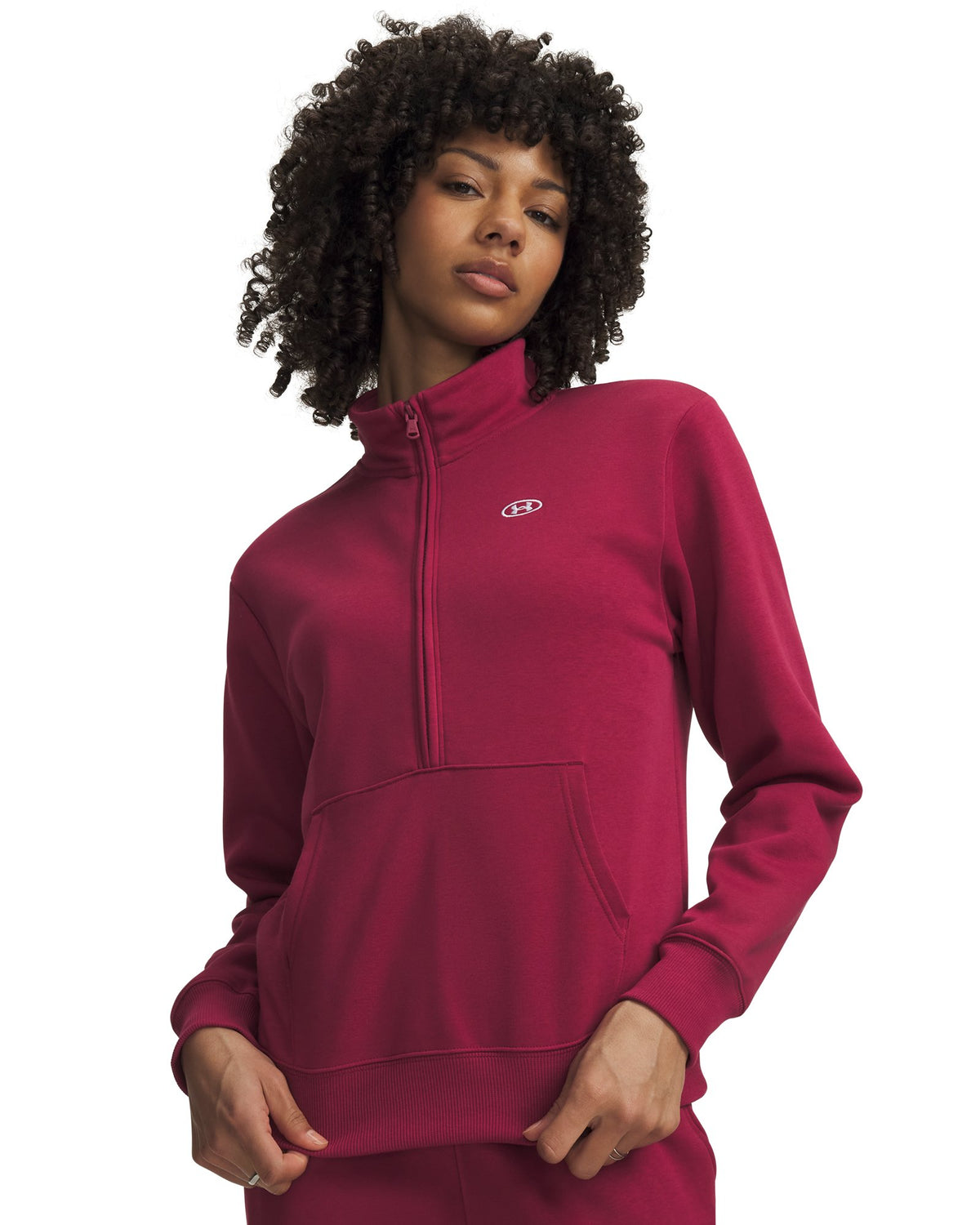 UA Rival Fleece Women's ½ Zip - Red