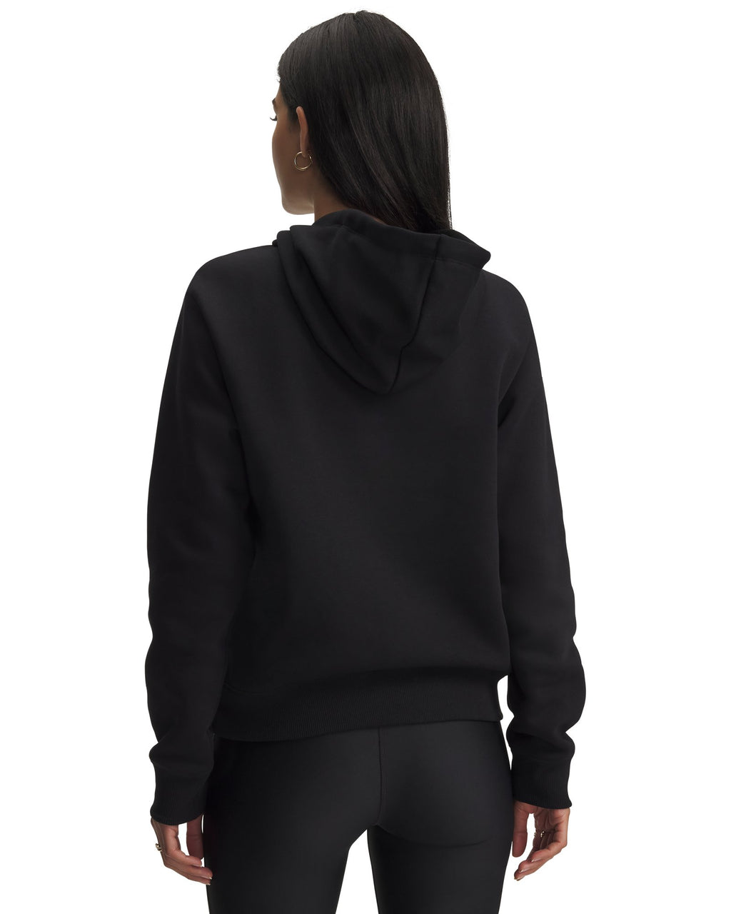 UA Rival Fleece Shimmer Women's Hoodie - Black