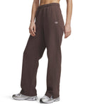 UA Rival Fleece Women's Straight Leg Pants - Brown