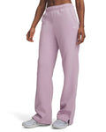 UA Rival Fleece Women's Straight Leg Pants - Pink