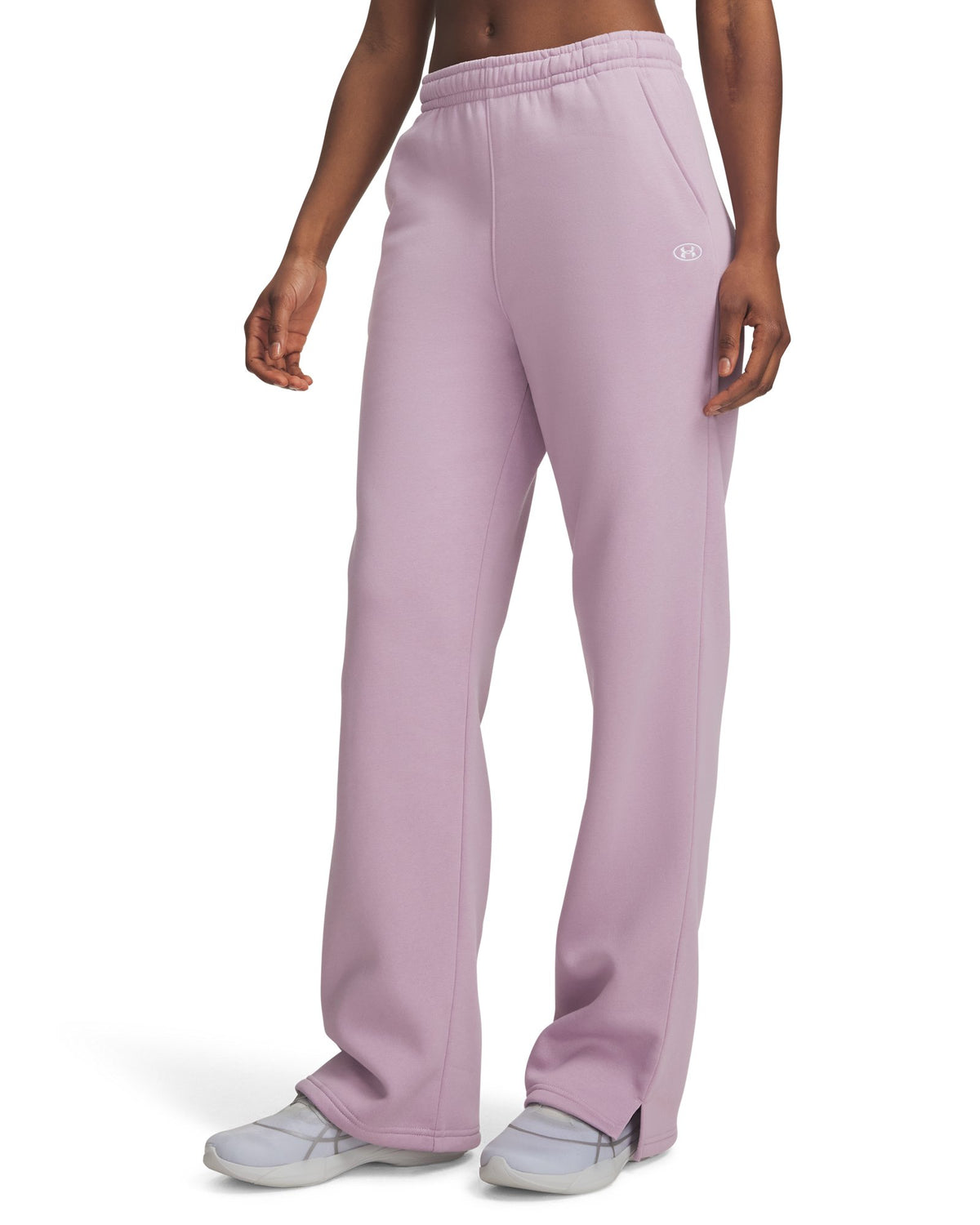 UA Rival Fleece Women's Straight Leg Pants - Pink