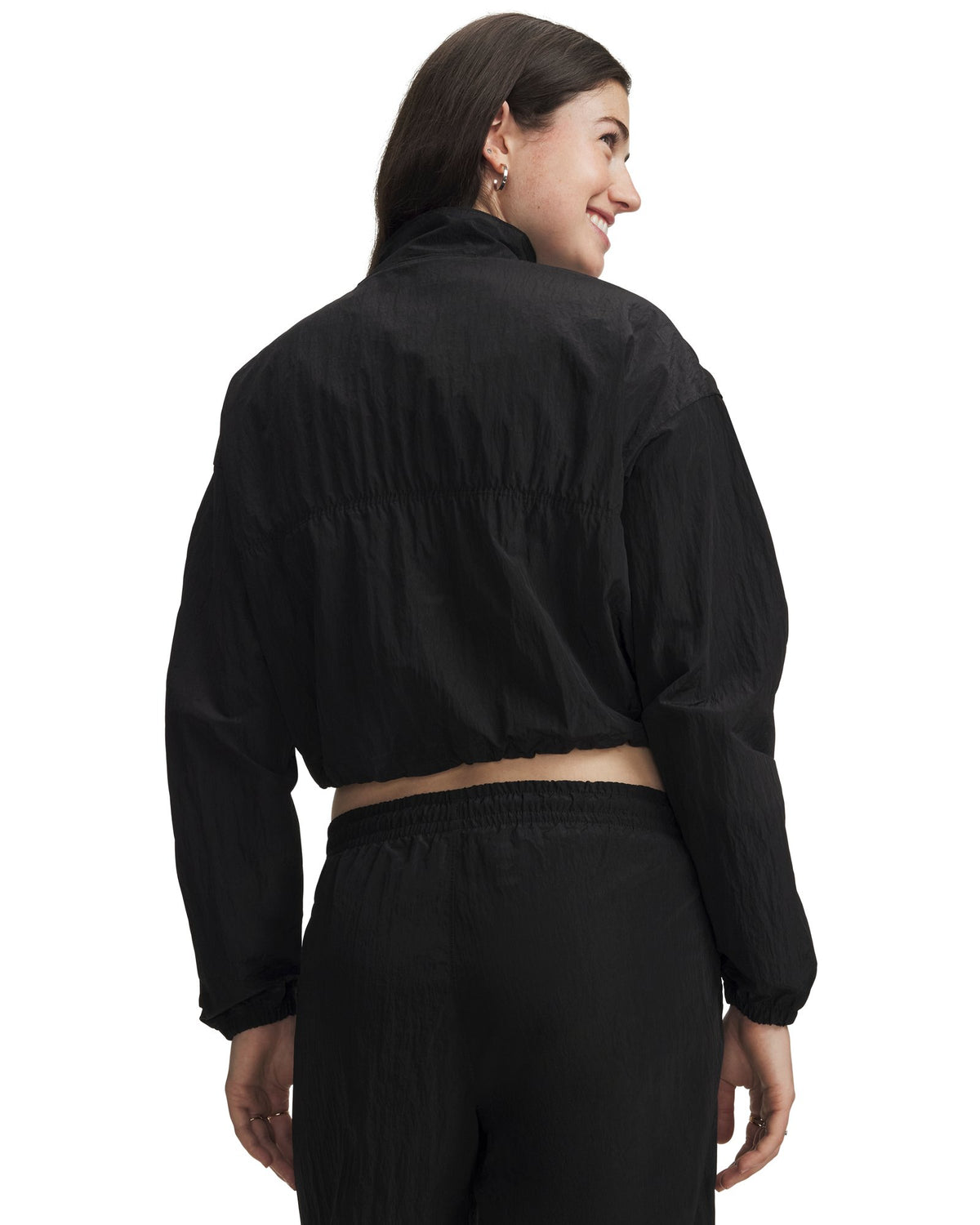 UA Rival Woven Women's Full Zip - Black
