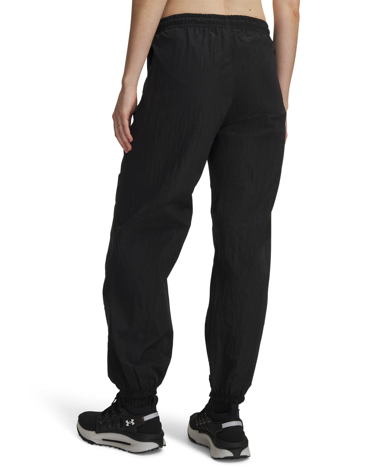 UA Rival Woven Shirred Women's Pants - Black