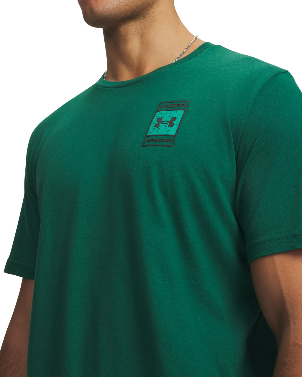 UA Box Wordmark Logo Men's Short Sleeve - Green