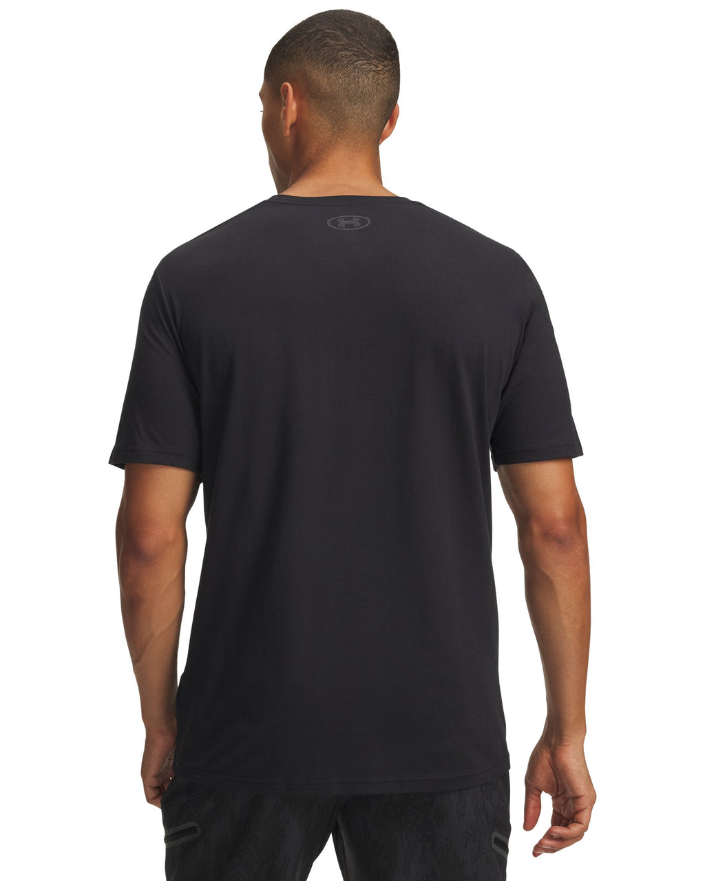 UA Mesh Wordmark Men's Short Sleeve - Black