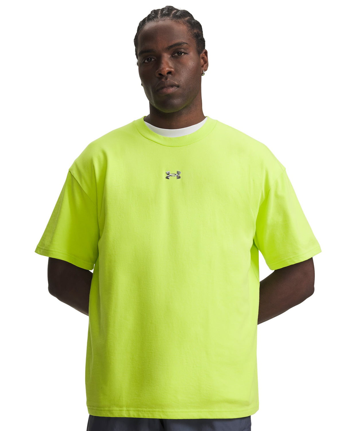 UA Heavyweight Metal Logo Men's Short Sleeve - Green