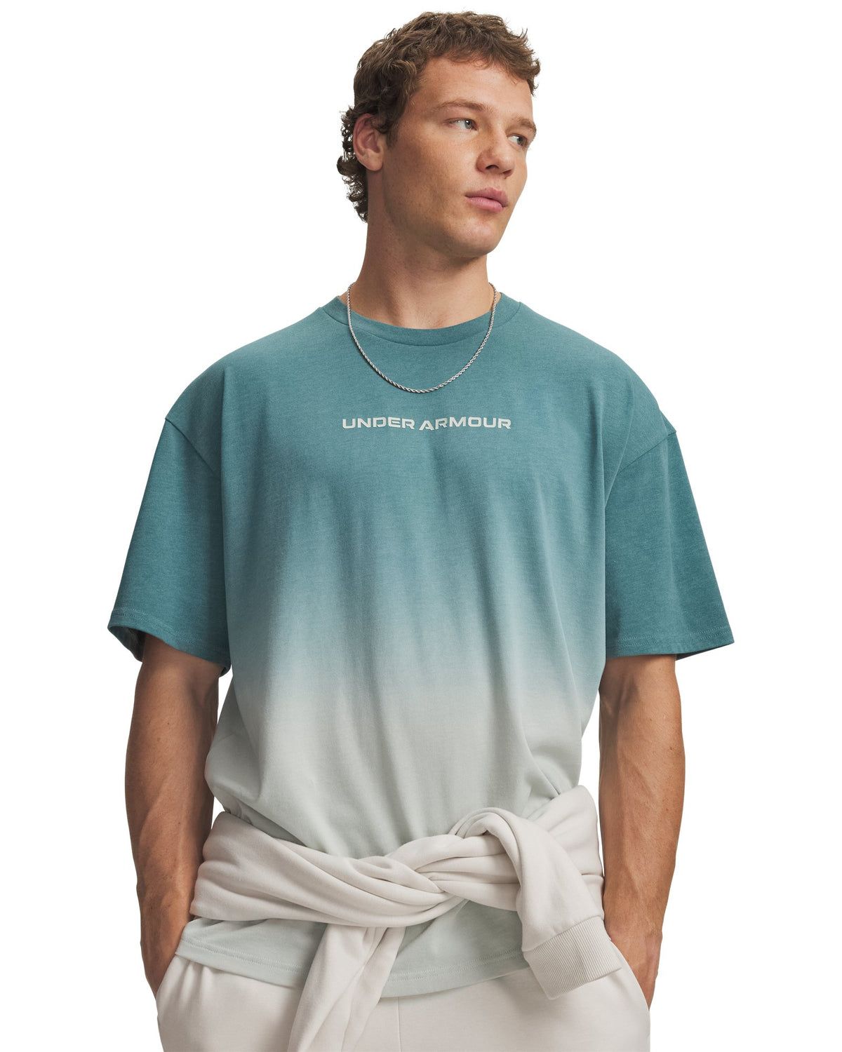 UA Heavyweight Gradient Men's Short Sleeve - Green
