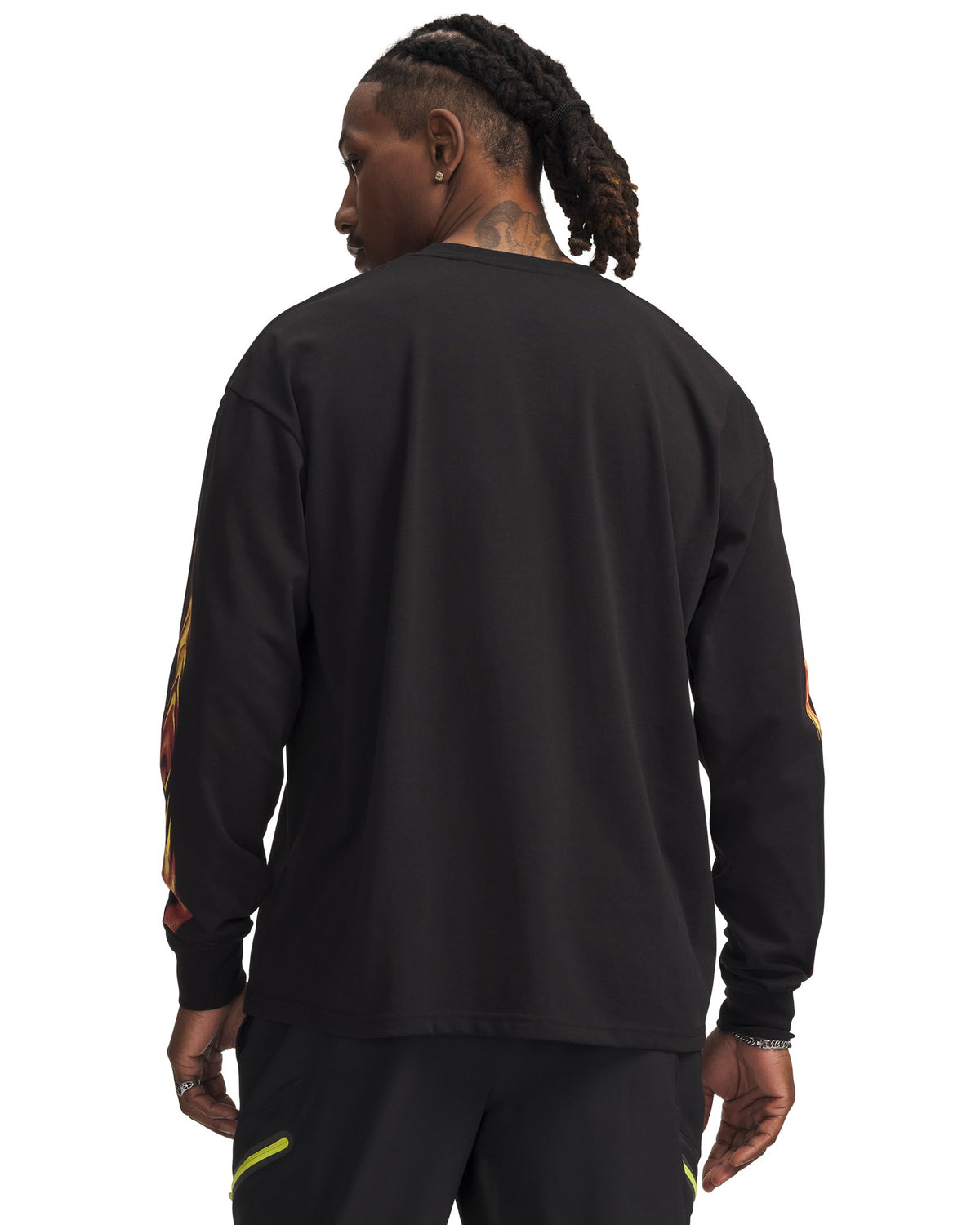UA Heavyweight Echo Men's Long Sleeve - Black