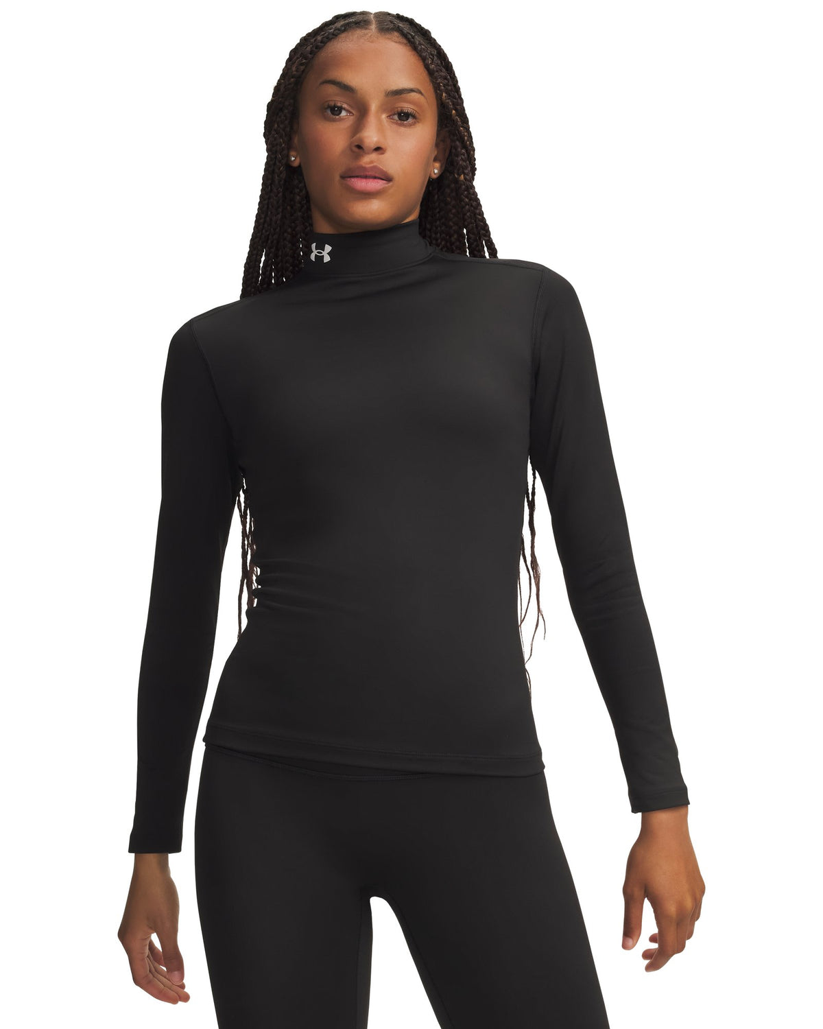 ColdGear® Women's Mock Long Sleeve - Black