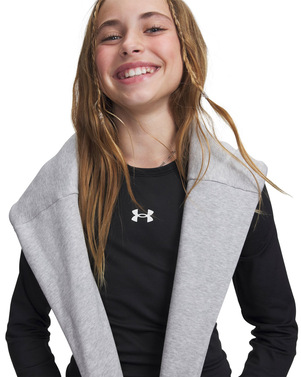 ColdGear® Girls' Crew - Black