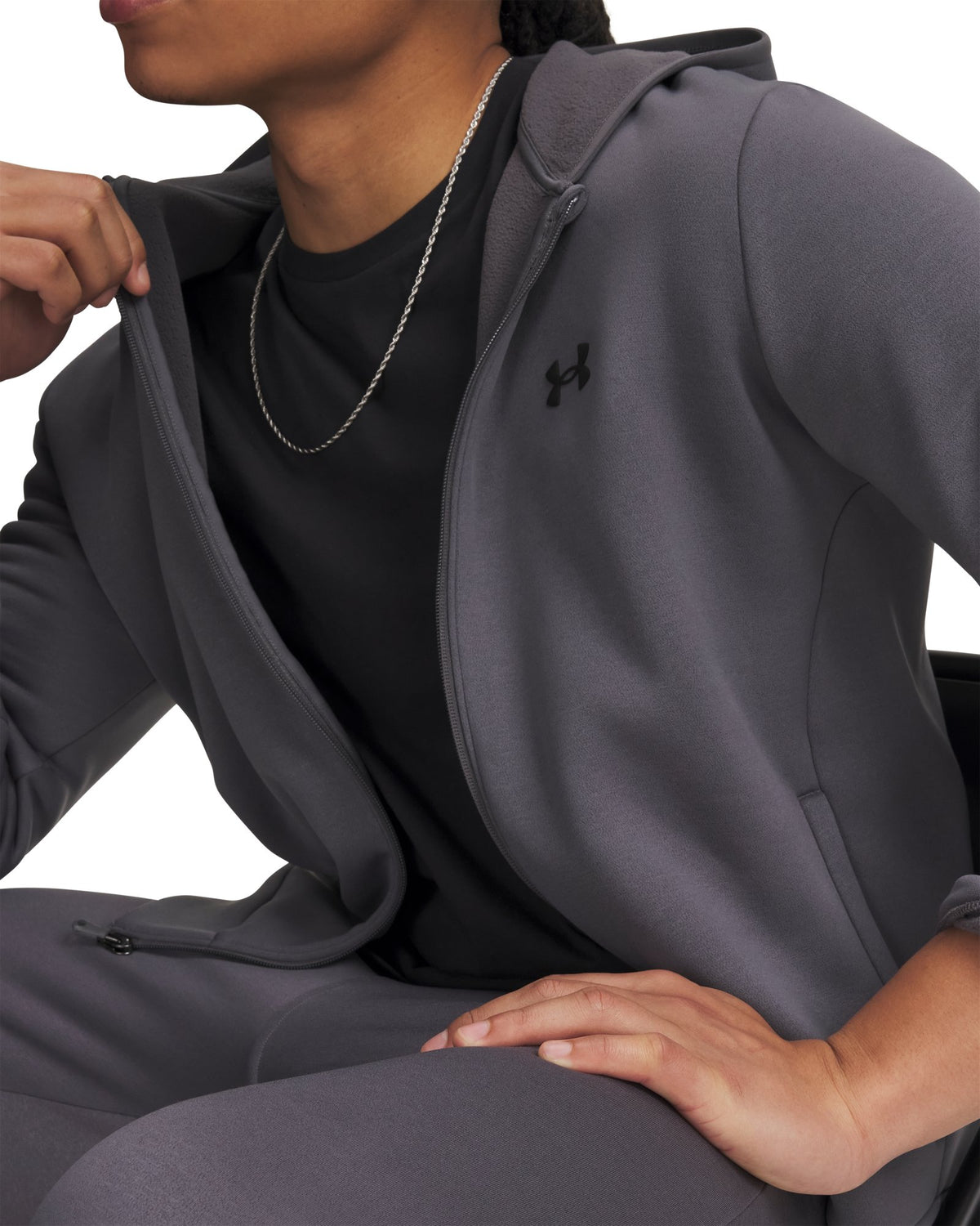 Armour Fleece® Men's Full-Zip Hoodie - Gray