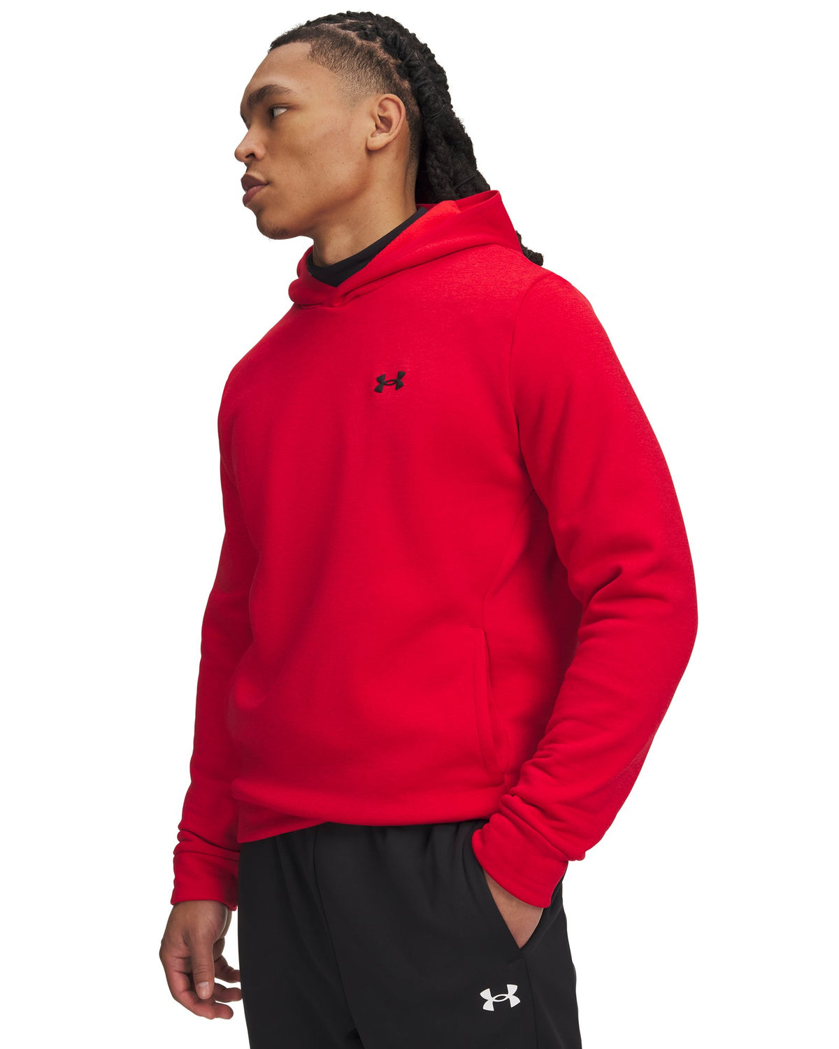 Armour Fleece® Twist Men's Hoodie - Red
